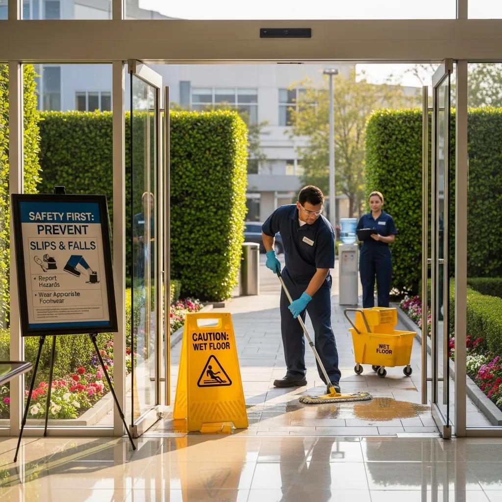 Commercial property entrance showcasing safety measures and premises liability in Hawaii